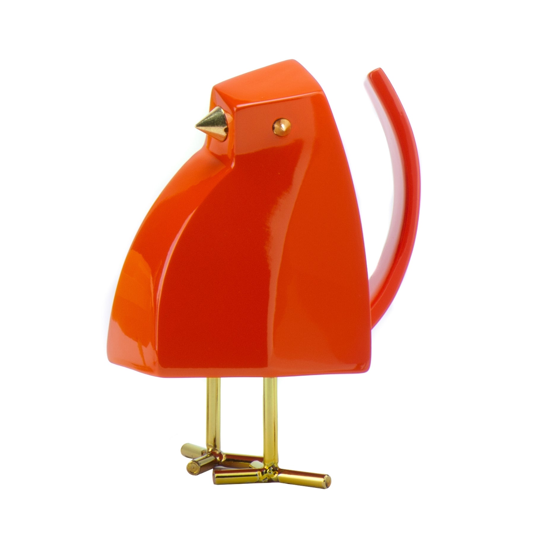 Bird Sculpture // Large Orange-zoom-1