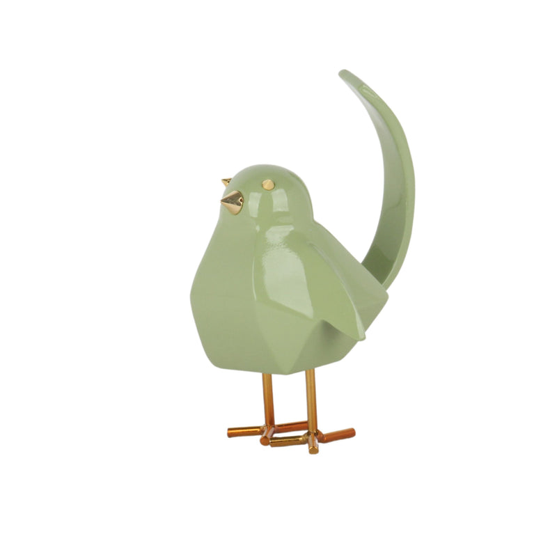 Bird Sculpture // Large Green-zoom-