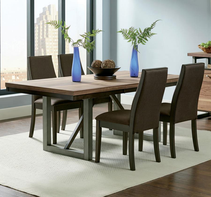 Spring Creek 5-piece Rectangular Dining Table Set Chocolate-zoom-1
