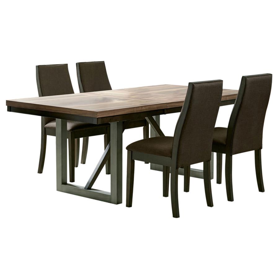Spring Creek 5-piece Rectangular Dining Table Set Chocolate-zoom-2