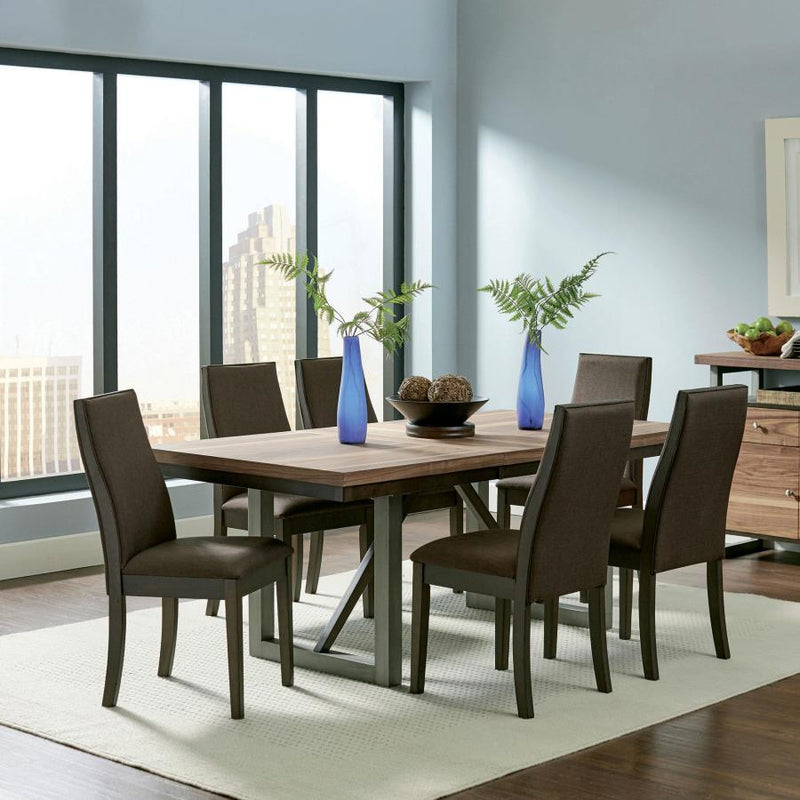 Spring Creek 77-inch Extension Dining Table Natural Walnut-zoom-