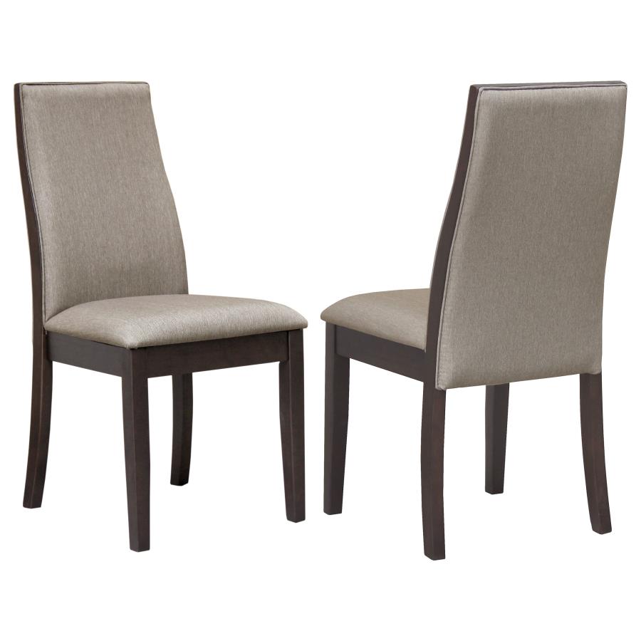 Spring Creek Upholstered Dining Chair Taupe (Set of 2)-zoom-1