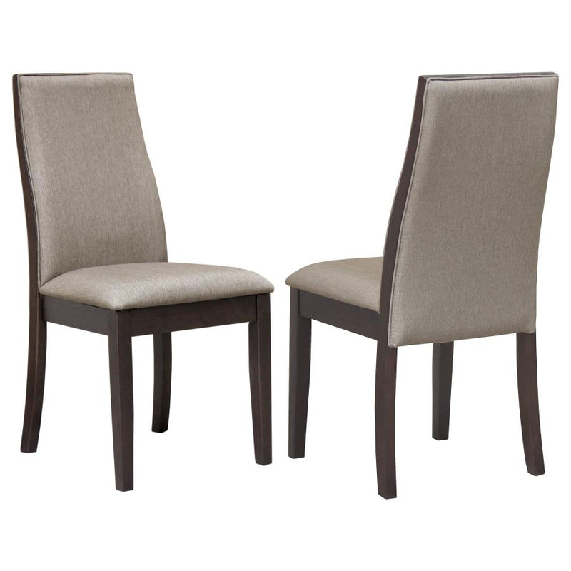 Spring Creek Upholstered Dining Chair Taupe (Set of 2)-zoom-