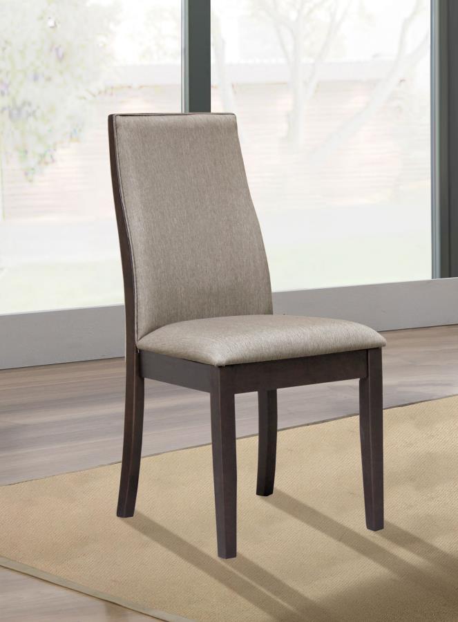 Spring Creek Upholstered Dining Chair Taupe (Set of 2)-zoom-