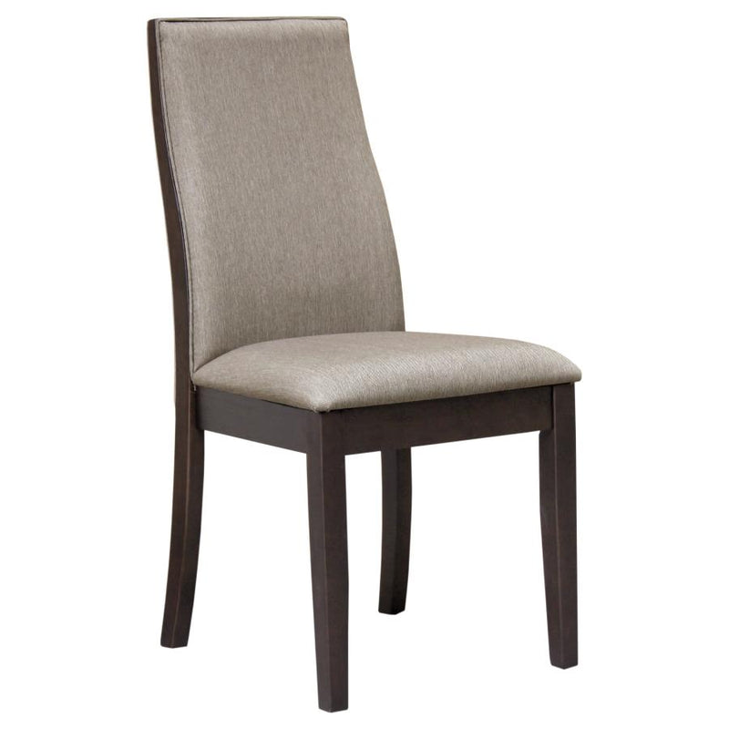 Spring Creek Upholstered Dining Chair Taupe (Set of 2)-zoom-