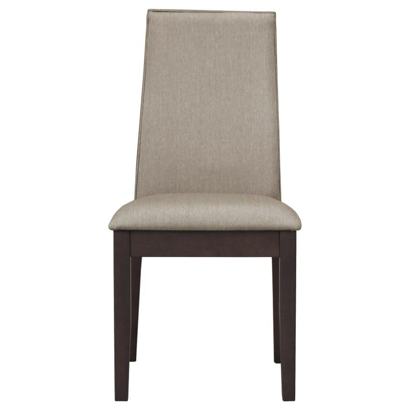 Spring Creek Upholstered Dining Chair Taupe (Set of 2)-zoom-