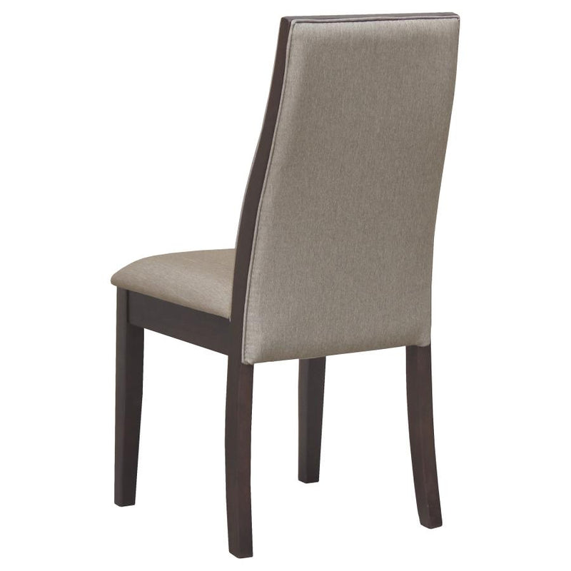 Spring Creek Upholstered Dining Chair Taupe (Set of 2)-zoom-