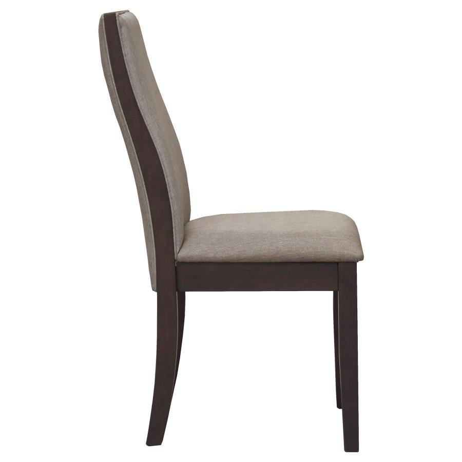 Spring Creek Upholstered Dining Chair Taupe (Set of 2)-zoom-6