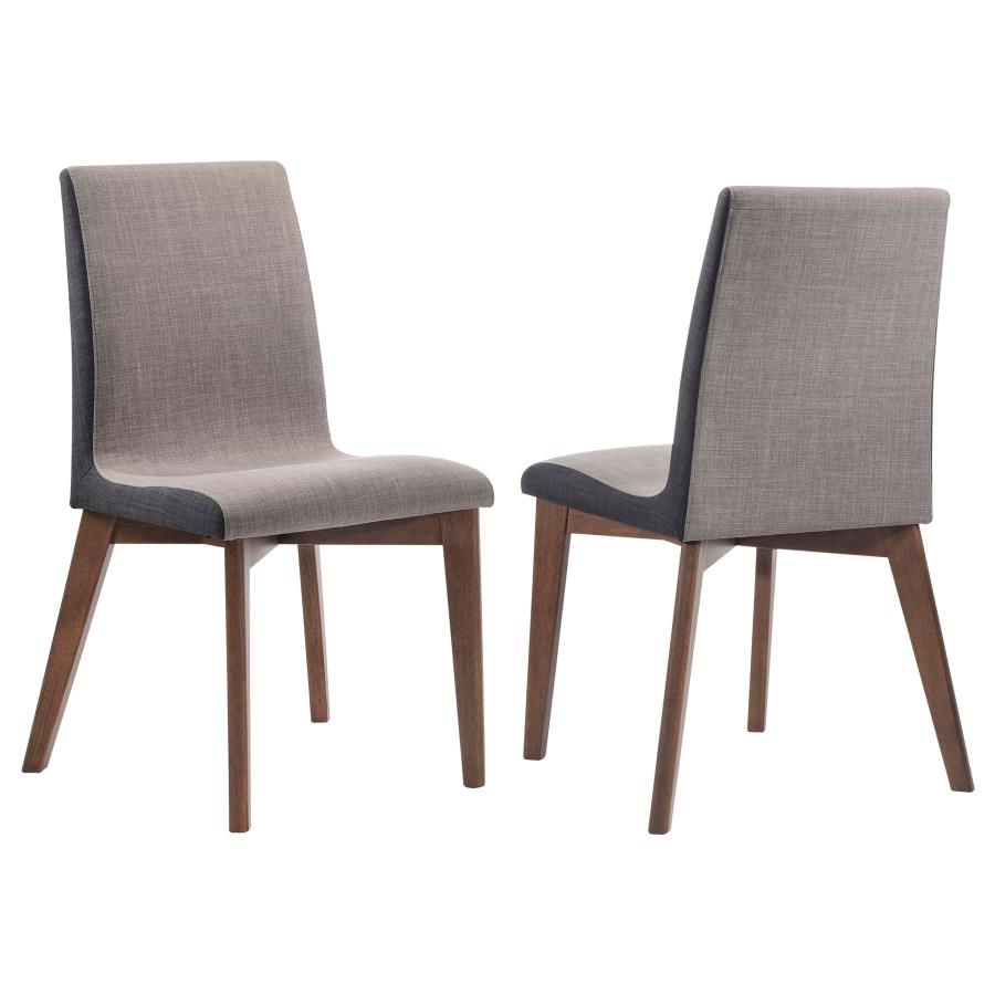 Redbridge Upholstered Dining Side Chair Walnut (Set of 2)-zoom-1