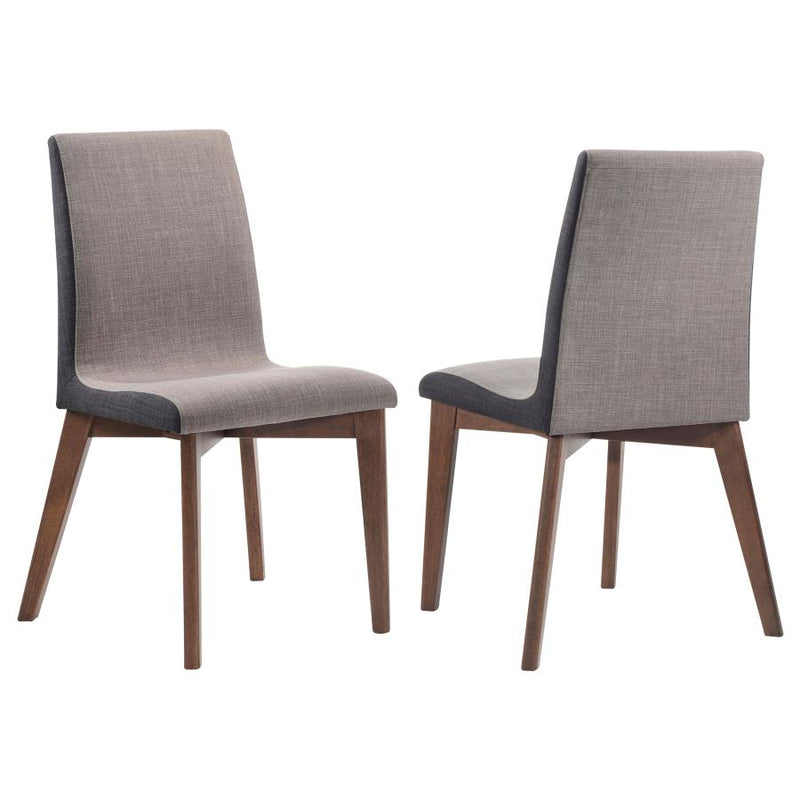 Redbridge Upholstered Dining Side Chair Walnut (Set of 2)-zoom-