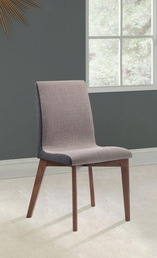 Redbridge Upholstered Dining Side Chair Walnut (Set of 2)-zoom-