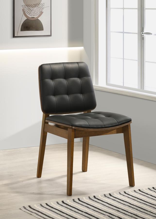 Redbridge Upholstered Dining Side Chair Walnut (Set of 2)-zoom-2