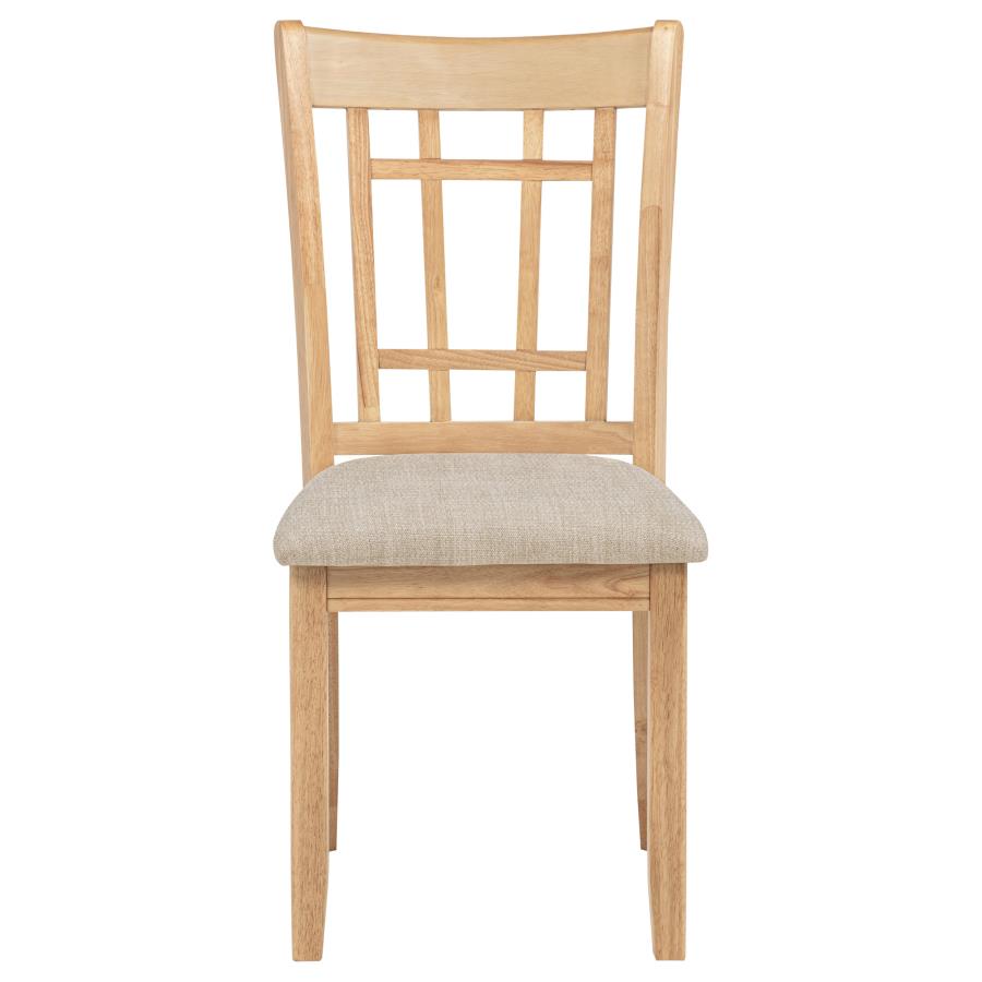 Lavon Wood Dining Side Chair Linen and Light Oak (Set of 2)-zoom-4