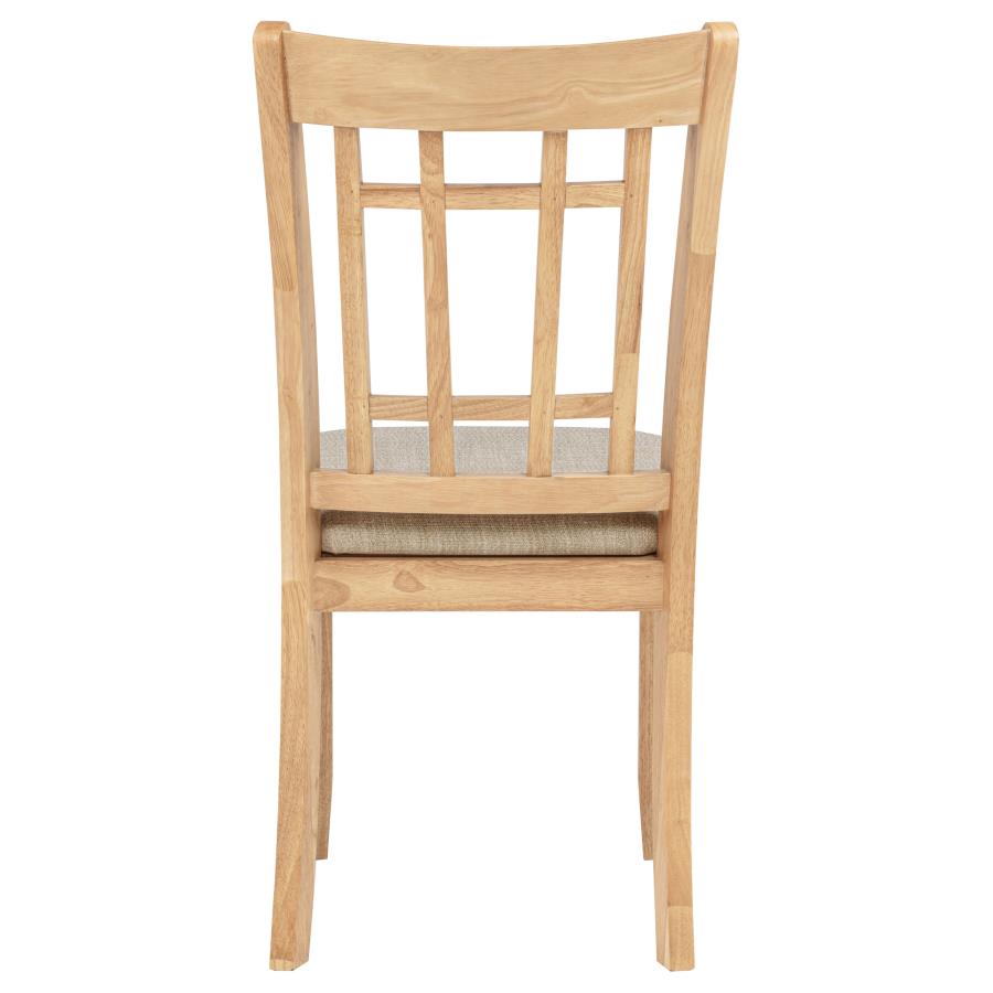 Lavon Wood Dining Side Chair Linen and Light Oak (Set of 2)-zoom-8