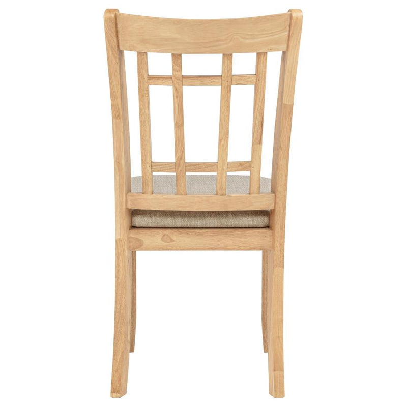 Lavon Wood Dining Side Chair Linen and Light Oak (Set of 2)-zoom-