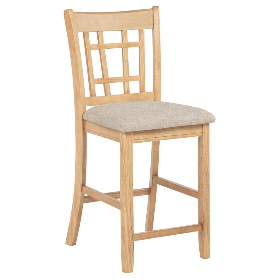 Lavon 5-piece Oval Counter Height Dining Set Light Oak-9