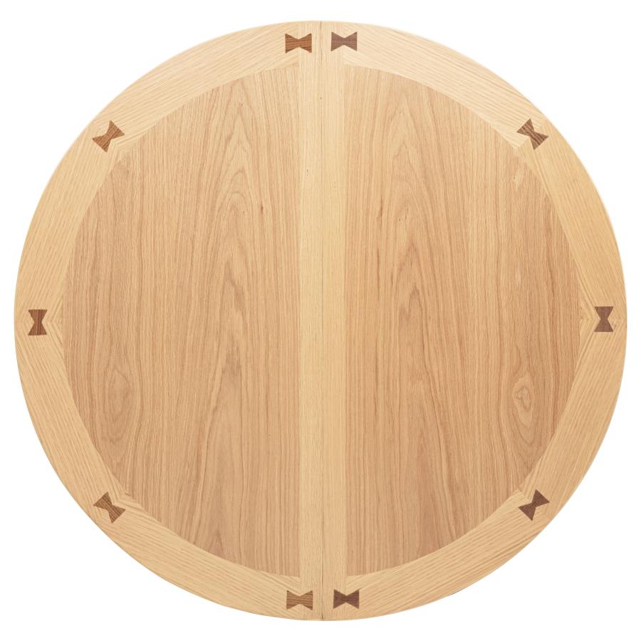 Lavon Oval 60-inch Counter Height Extension Dining Table Light Oak-zoom-12