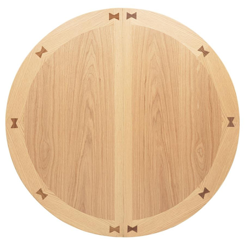 Lavon Oval 60-inch Counter Height Extension Dining Table Light Oak-zoom-