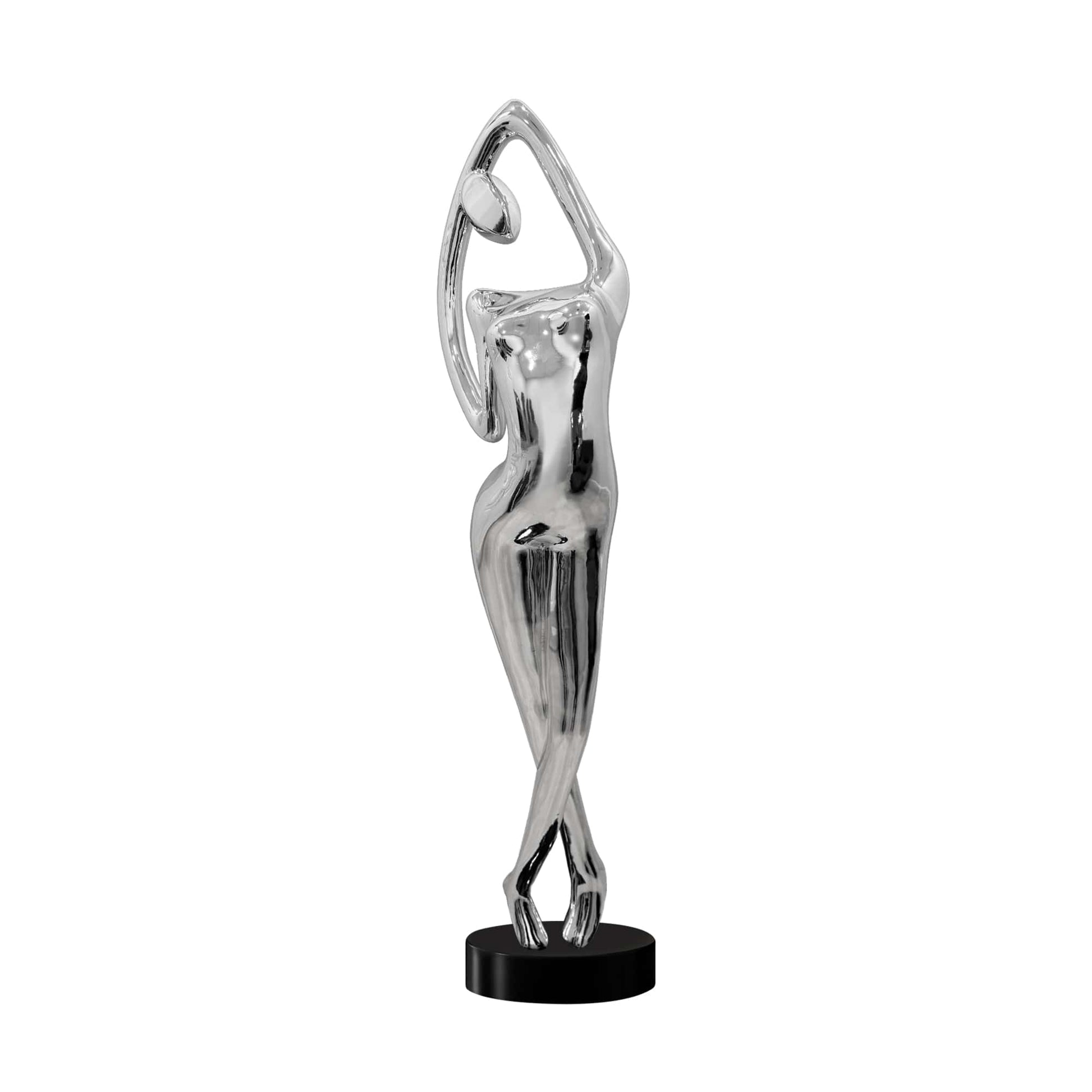 Chrome Woman Sculpture-1