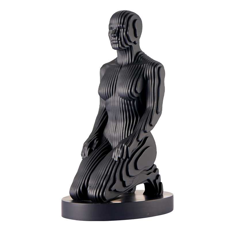 Woman Pixel // Matte Black-zoom-1