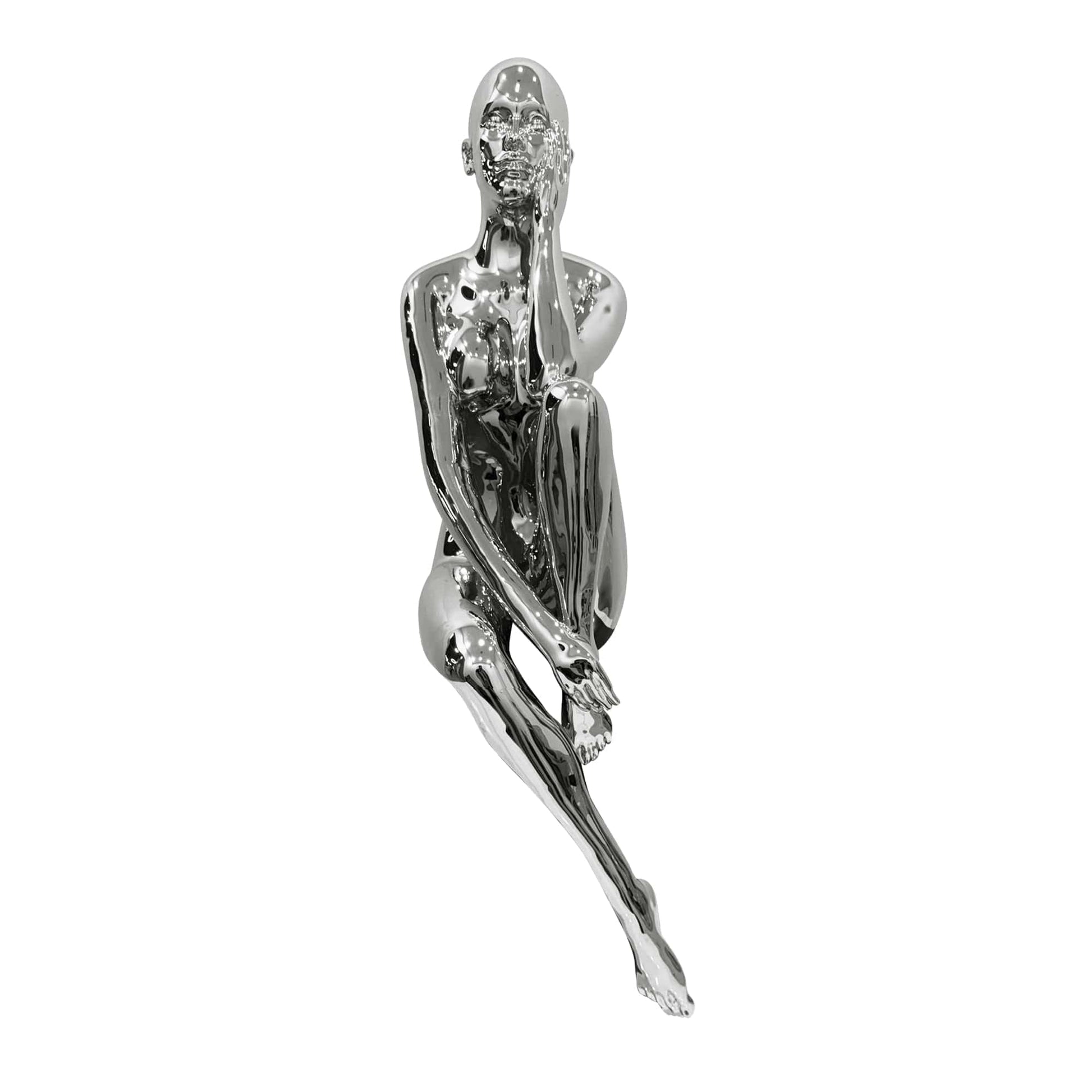 Antoinette Doll Sculpture // Chrome-1