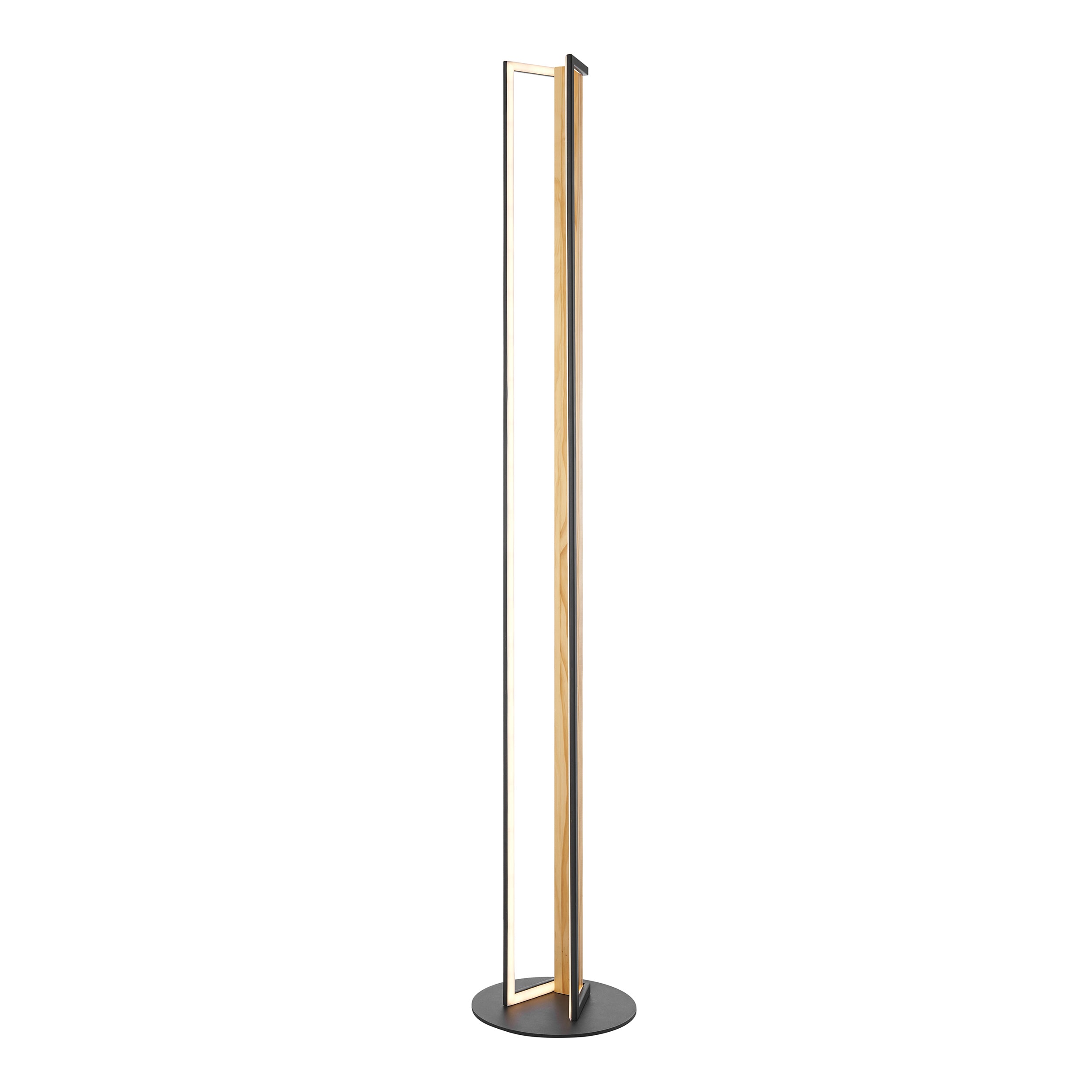 Iron & Wood Floor Lamp-zoom-1