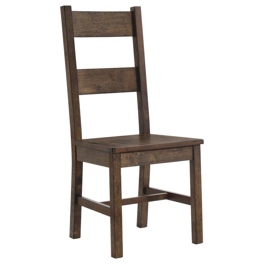 Coleman 5-piece Rectangular Dining Set Rustic Golden Brown-zoom-6