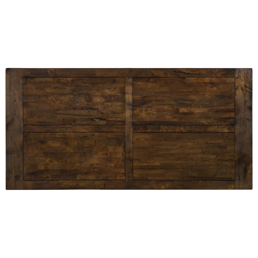 Coleman 9-piece Rectangular Dining Set Rustic Golden Brown-zoom-4