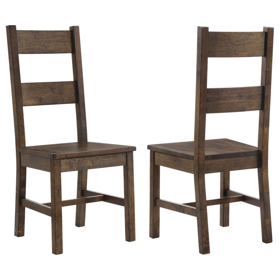 Coleman Dining Side Chair Rustic Golden Brown (Set of 2)-1