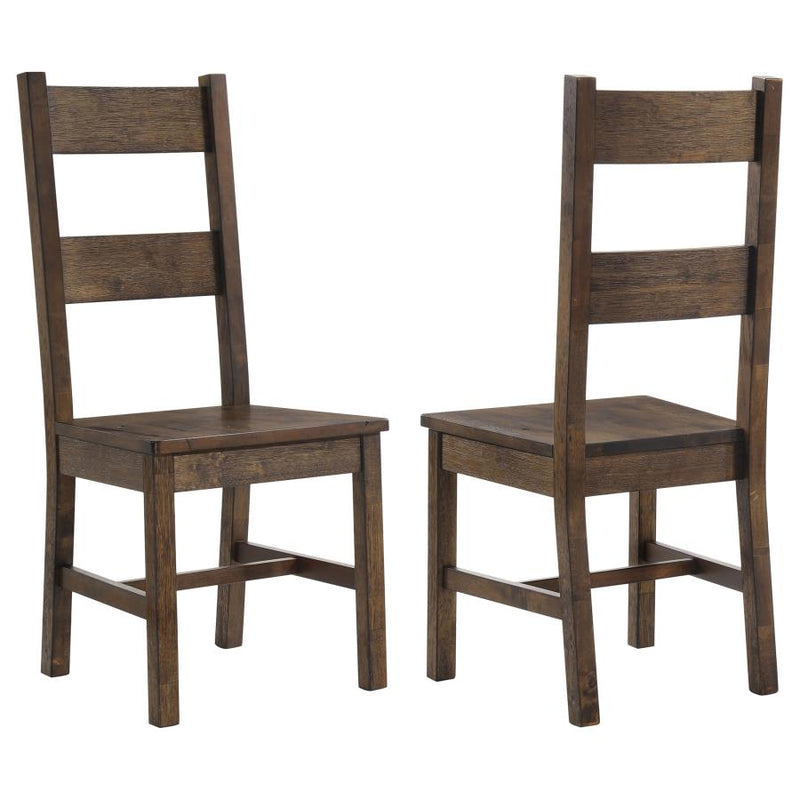 Coleman Dining Side Chair Rustic Golden Brown (Set of 2)-zoom-