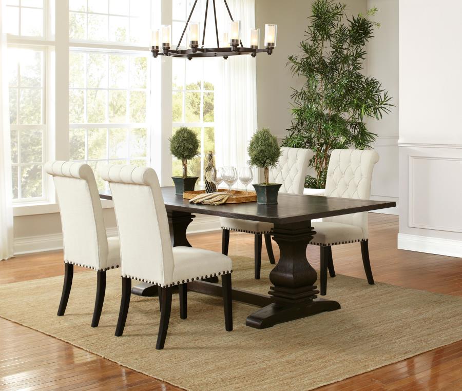Parkins 5-piece Rectangular Dining Table Set Rustic Espresso-1