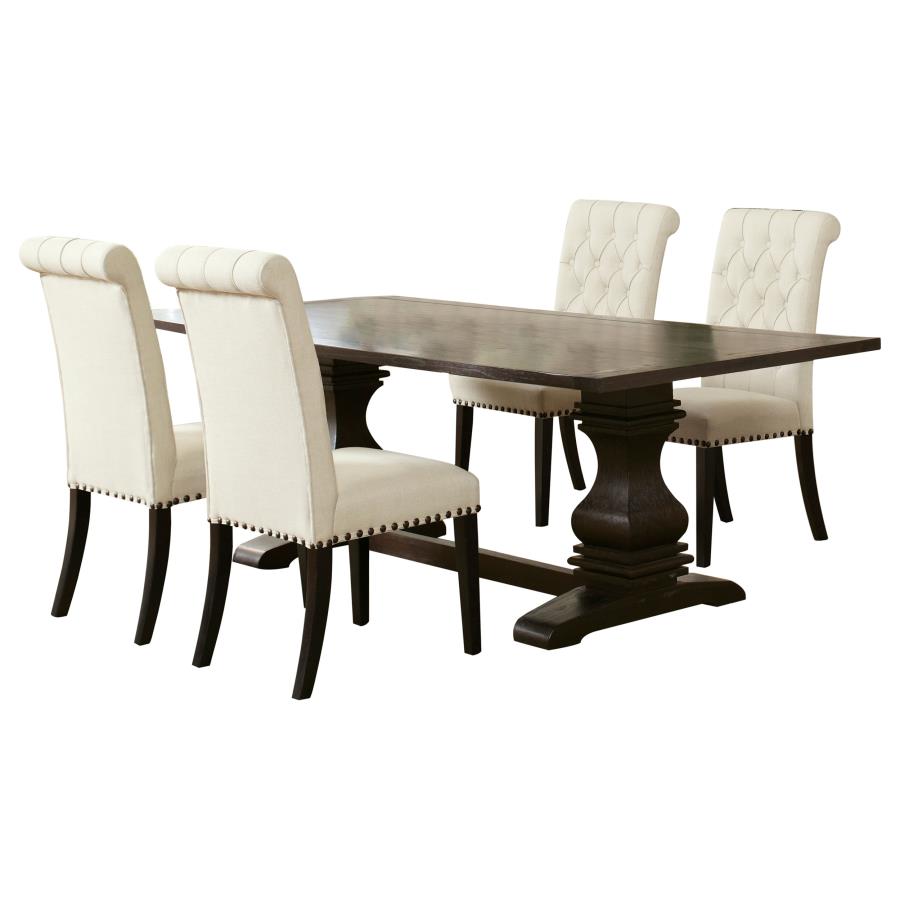 Parkins 5-piece Rectangular Dining Table Set Rustic Espresso-zoom-2