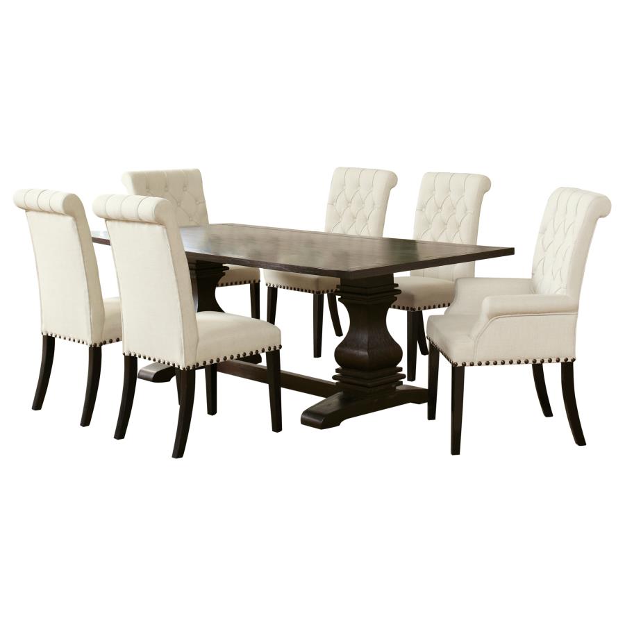 Parkins 7-piece Rectangular Dining Table Set Rustic Espresso-2