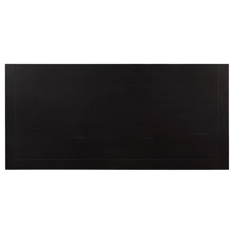 Parkins 7-piece Rectangular Dining Table Set Rustic Espresso-zoom-