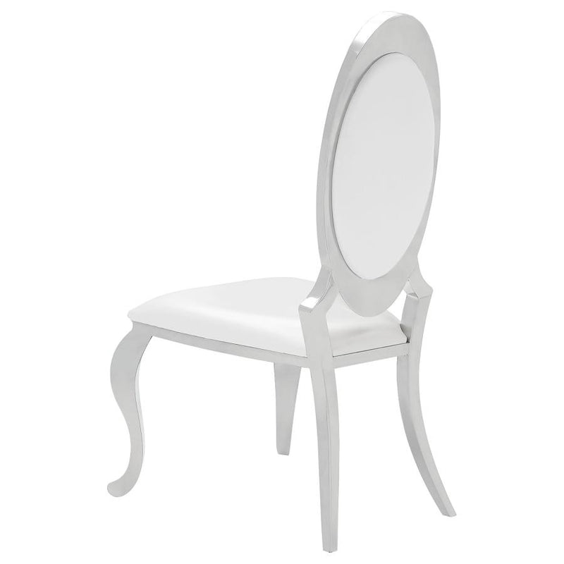 Anchorage Upholstered Dining Chair Cream White (Set of 2)-zoom-