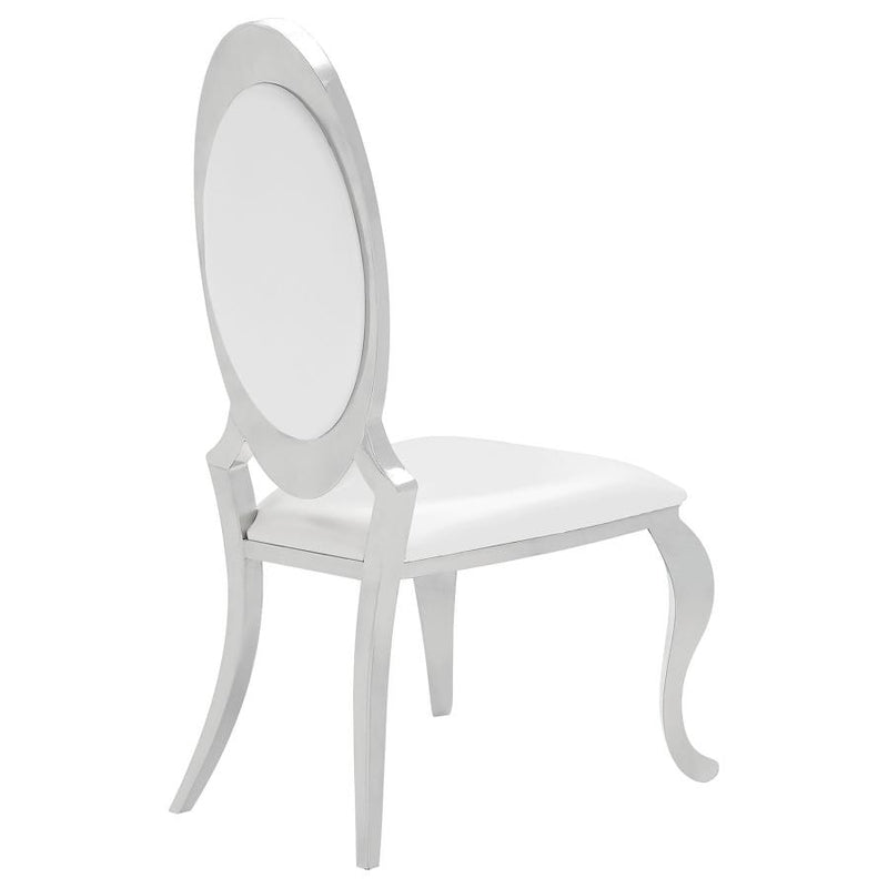 Anchorage Upholstered Dining Chair Cream White (Set of 2)-zoom-