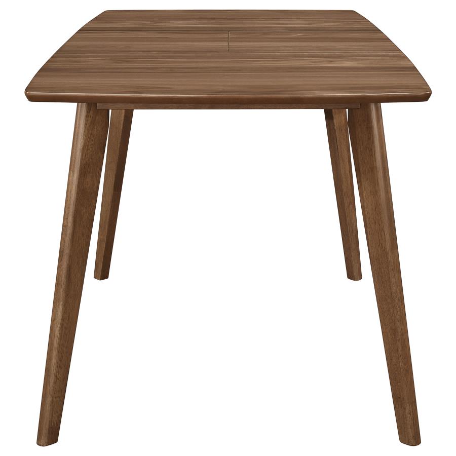 Alfredo 5-piece Butterfly Leaf Dining Set Natural Walnut-4