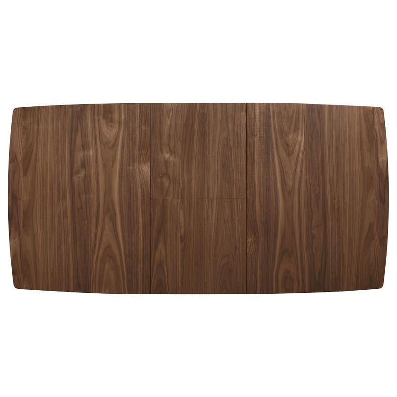 Alfredo 5-piece Butterfly Leaf Dining Set Natural Walnut-zoom-