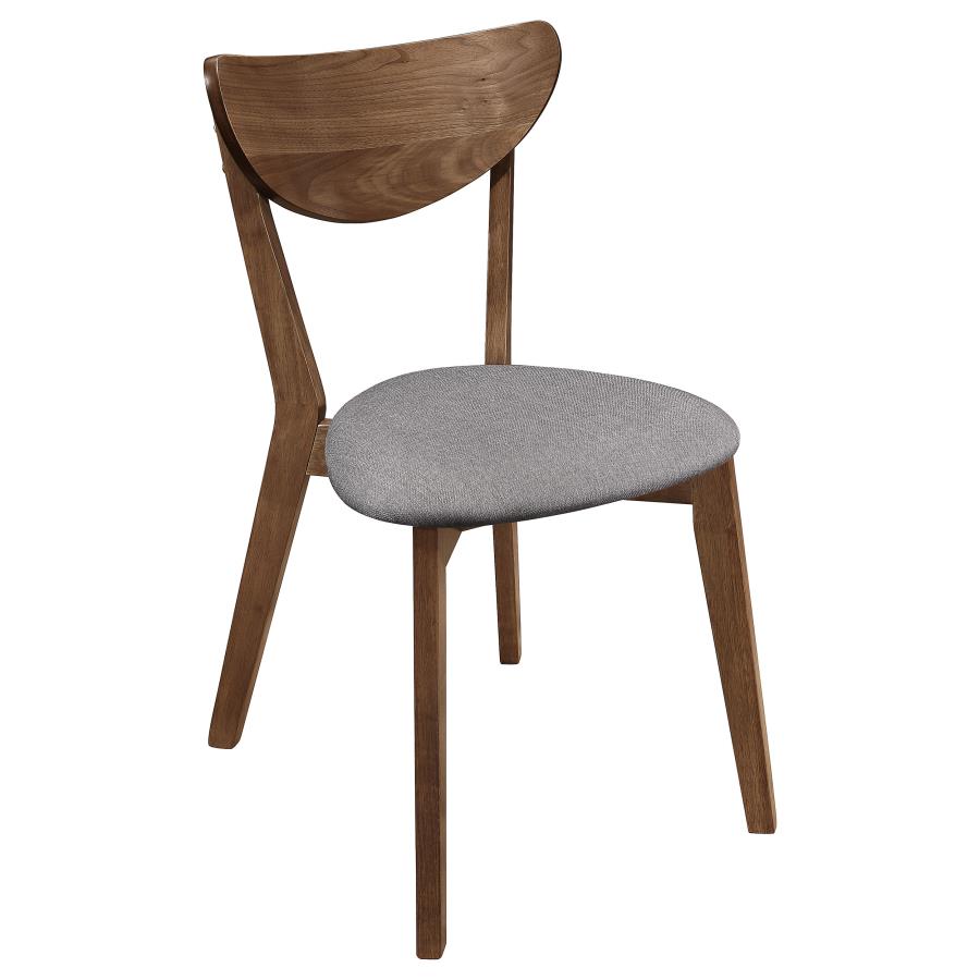 Alfredo 5-piece Butterfly Leaf Dining Set Natural Walnut-zoom-6