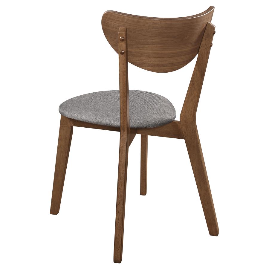Alfredo 5-piece Butterfly Leaf Dining Set Natural Walnut-zoom-8