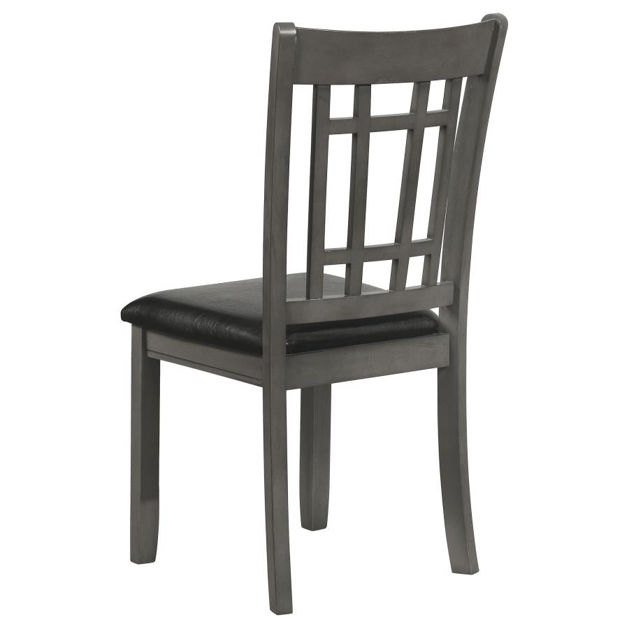 Lavon Wood Dining Side Chair Black and Medium Grey (Set of 2)-zoom-7