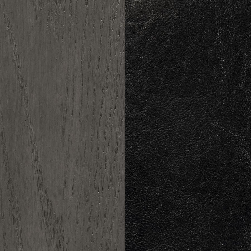 Lavon Wood Dining Side Chair Black and Medium Grey (Set of 2)-zoom-