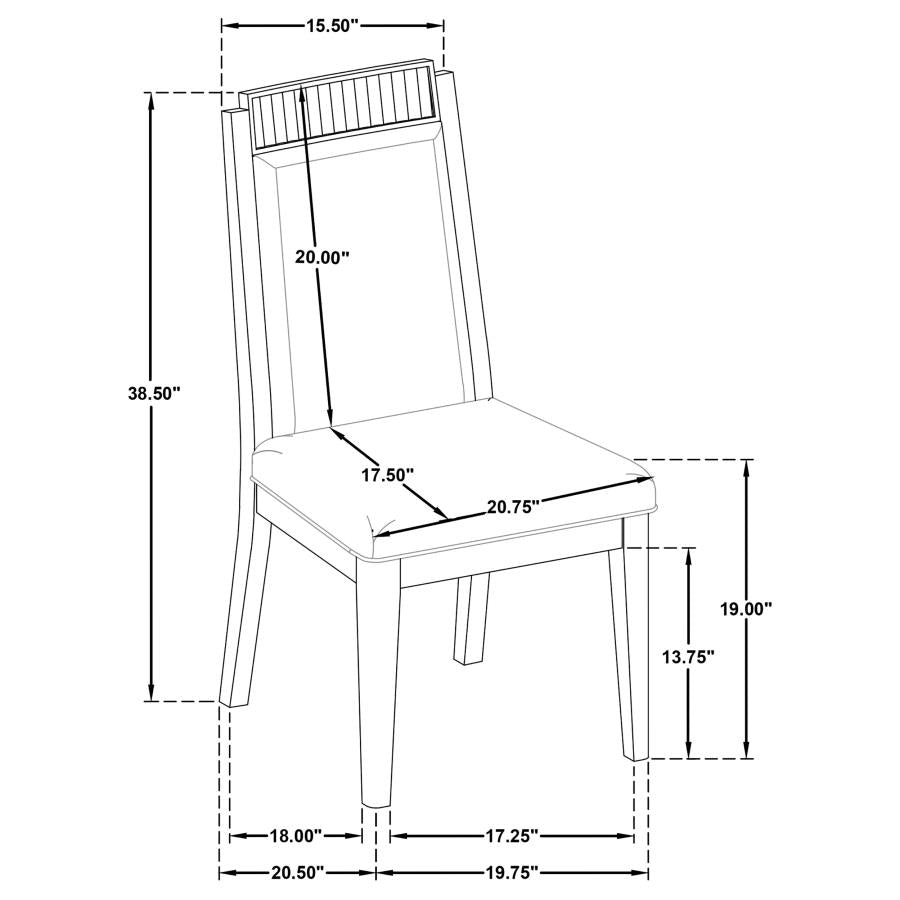 Brookmead 5-piece Extension Leaf Dining Table Set Black-zoom-15