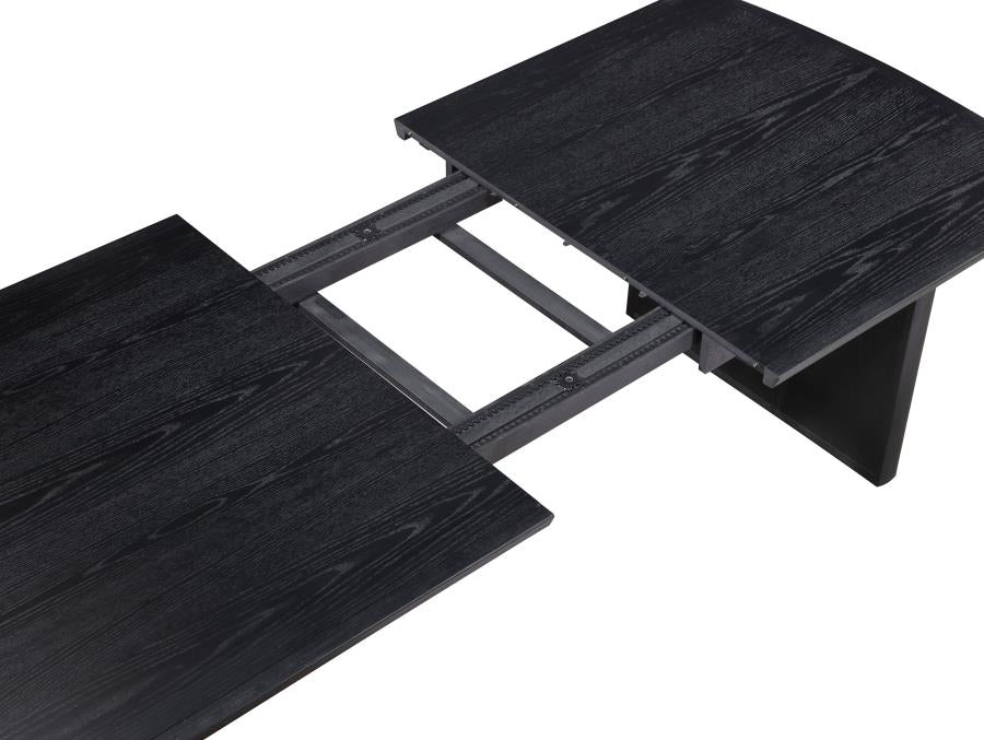 Brookmead 7-piece Extension Leaf Dining Table Set Black-10