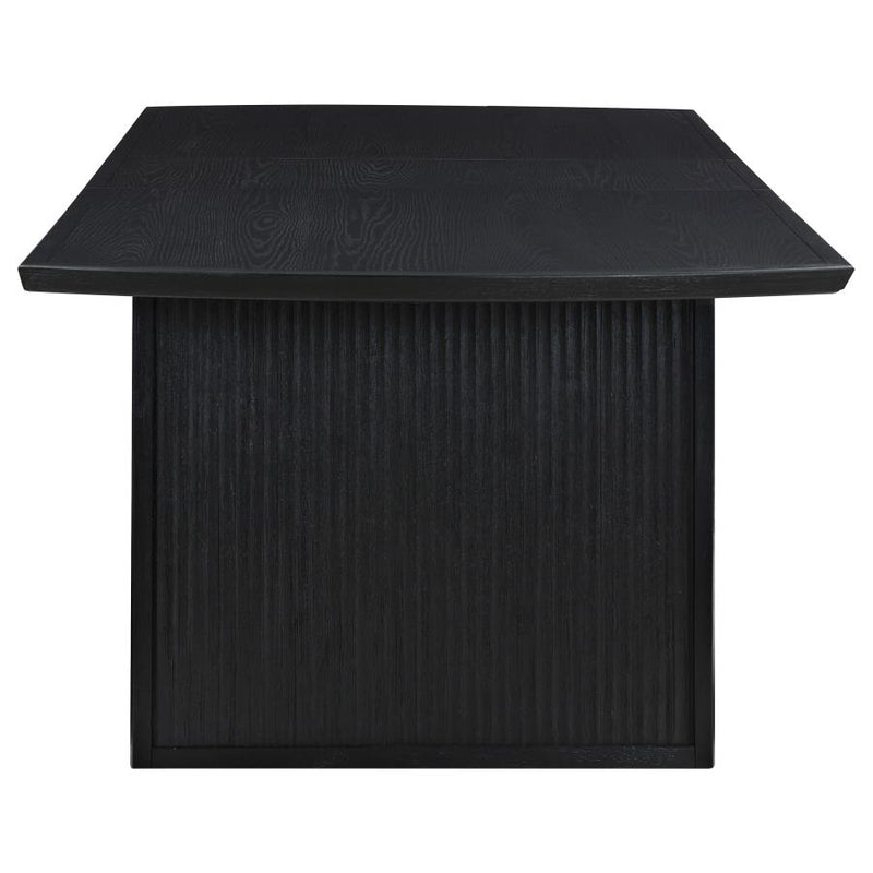 Brookmead 9-piece Extension Leaf Dining Table Set Black-zoom-