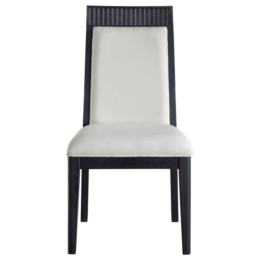 Brookmead Dining Side Chair Ivory and Black (Set of 2)-zoom-4