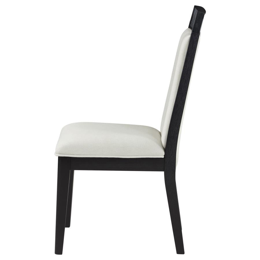 Brookmead Dining Side Chair Ivory and Black (Set of 2)-zoom-6