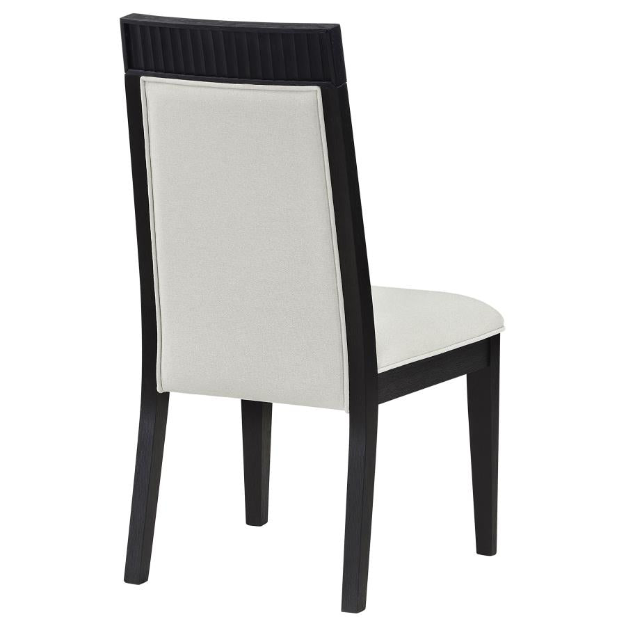 Brookmead Dining Side Chair Ivory and Black (Set of 2)-zoom-8