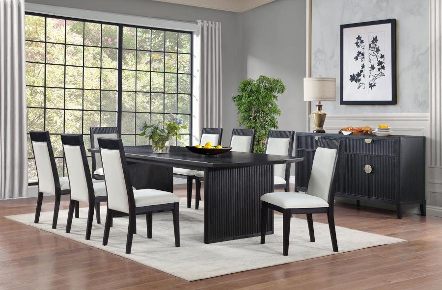 Brookmead Dining Side Chair Ivory and Black (Set of 2)-zoom-14
