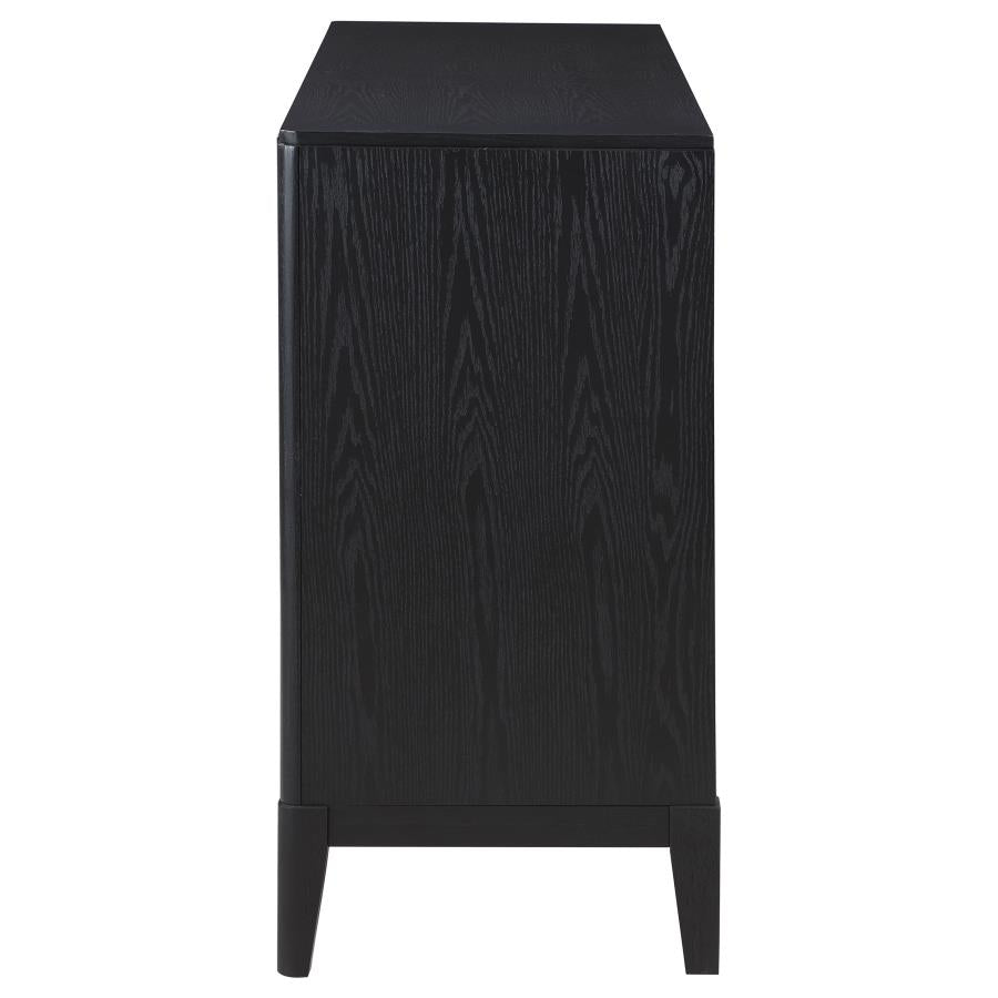 Brookmead 4-door Sideboard Buffet Storage Cabinet Black-6